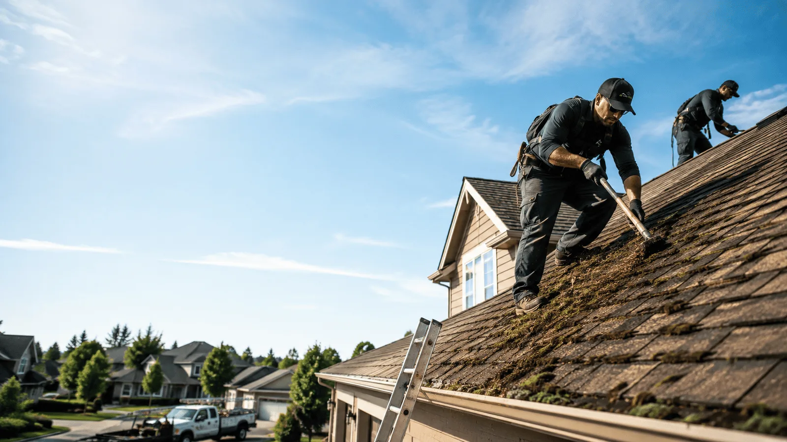 Roof Moss Removal in Merom, IN near me